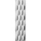 Ekena Millwork 6inW x 24inH x 1inT  EdgeCraft Lomond Style Seamless Wall Tile WPPVC06X24ELO - alternate 1